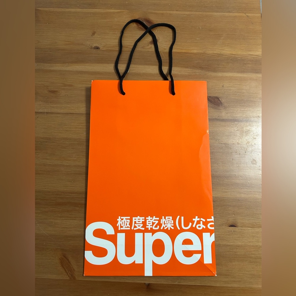 Superdry medium hall shopping gift bag